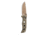 Benchmade Sibert Adamas Axis Stud Folding Knife, 3.82in CPM-CruWear Steel Drop Point Flat Earth Coated Blade, Contoured G-10 Handle, 275FE-2