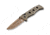 Benchmade Sibert Adamas Axis Stud Folding Knife, 3.82in CPM-CruWear Steel Drop Point Flat Earth Coated Blade, Contoured G-10 Handle, 275FE-2