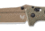 Benchmade Sibert Adamas Axis Stud Folding Knife, 3.82in CPM-CruWear Steel Drop Point Flat Earth Coated Blade, Contoured G-10 Handle, 275FE-2