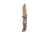 Benchmade Sibert Adamas Axis Stud Folding Knife, 3.82in CPM-CruWear Steel Drop Point Serrated Flat Earth Coated Blade, Contoured G-10 Handle, 275SFE-2