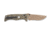 Benchmade Sibert Adamas Axis Stud Folding Knife, 3.82in CPM-CruWear Steel Drop Point Serrated Flat Earth Coated Blade, Contoured G-10 Handle, 275SFE-2
