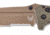 Benchmade Sibert Adamas Axis Stud Folding Knife, 3.82in CPM-CruWear Steel Drop Point Serrated Flat Earth Coated Blade, Contoured G-10 Handle, 275SFE-2