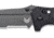 Benchmade Sibert Adamas Axis Stud Folding Knife, 3.82in CPM-CruWear Steel Drop Point Serrated Grey Coated Blade, Contoured G-10 Handle, 275SGY-1