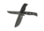 Benchmade Sibert Adamas Chord Fixed Blade Knife, 4.2in CPM-CruWear Steel Drop Point Black Coated Blade, Steel Handle, 375BK-1