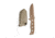 Benchmade Sibert Adamas Chord Fixed Blade Knife, 4.2in CPM-CruWear Steel Drop Point Flat Earth Coated Blade, Steel Handle, 375FE-1