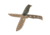 Benchmade Sibert Adamas Chord Fixed Blade Knife, 4.2in CPM-CruWear Steel Drop Point Flat Earth Coated Blade, Steel Handle, 375FE-1