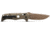 Benchmade Sibert Auto Adamas Axis Stud Automatic Folding Knife, 3.8in CPM-CruWear Steel Drop Point Flat Earth Coated Blade, G10 Handle, 2750FE-2