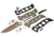 Benchmade Sibert Auto Adamas Axis Stud Automatic Folding Knife, 3.8in CPM-CruWear Steel Drop Point Flat Earth Coated Blade, G10 Handle, 2750FE-2
