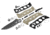 Benchmade Sibert Auto Adamas Axis Stud Automatic Folding Knife, 3.8in CPM-CruWear Steel Drop Point Grey Coated Blade, G10 Handle, 2750GY-3