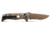 Benchmade Sibert Auto Adamas Axis Stud Automatic Folding Knife, 3.8in CPM-CruWear Steel Drop Point Serrated Flat Earth Coated Blade, G10 Handle, 2750SFE-2