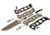 Benchmade Sibert Auto Adamas Axis Stud Automatic Folding Knife, 3.8in CPM-CruWear Steel Drop Point Serrated Flat Earth Coated Blade, G10 Handle, 2750SFE-2