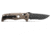 Benchmade Sibert Auto Adamas Axis Stud Automatic Folding Knife, 3.8in CPM-CruWear Steel Drop Point Serrated Grey Coated Blade, G10 Handle, 2750SGY-3