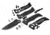 Benchmade Sibert Mini Auto Adamas Automatic Folding Knife, 3.25in, CPM MagnaCut, Drop Point, Black G10 Handle, 2730GY-1
