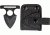 Benchmark Push Dagger Fixed Knife, double edge spear Point Blade BMK030