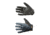 Beretta Mesh Shooting Gloves, Medium, Black/Blue, w/Logo, L311T15840903M