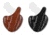 Bianchi Shadow II 3 Slot Pnacake Holster, Black, Tan