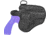 Bianchi X16HL Agent X Holster (Lined) - Plain Tan, Left Hand 17219