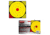 Birchwood Casey BC-LRBET-5PK Long Range Bullseye Black W/Yellow Target &amp; Red Acc