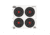 Birchwood Casey Dirty Bird Splattering Targets 5.5 Inch Round 4 Per Sheet 12 Sheets Per Package, BC-35504