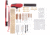 Birchwood Casey Gun Cleaning Kit, Multi-Caliber, Black/Red, 22 Pieces, UNVCLN-KIT