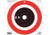 Birchwood Casey Rigid Paper Target DH Bull's Eye 12 Inch 10 Per Package, BC-37211