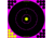 Birchwood Casey Shoot-N-C Pink Reactive Target 12 Inch Bullseye 5 Per Package, BC-34027