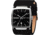 Black Dice Flow Men's Watch - Black/SS Dial, Black Leather Strap BLABD-002-01