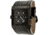 Black Dice Grind Men's Watch - Black Display, Black Leather Strap, SS Case BLABD-047-03