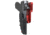Black Scorpion Outdoor Gear Pro Heavy Duty Competition Holster, Right Hand, GLOCK 34/ 35, 5.31in Barrel, 1.5 - 1.75in Belts, Kydex/ 6066 Aluminum, Carbon Fiber/Red, HCD2-USPSABS-GL34CFRH