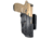 Black Scorpion Outdoor Gear Sig Sauer P320 Compact Pro IDPA Competition Holster, Left Hand, Carbon Fiber, HC03-IDPA-P3204CFLH