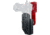 Black Scorpion Outdoor Gear Staccato P DUO Pro Heavy Duty Competition Holster, Right, Red/Carbon Fiber, HCD2-USPSABS-STACPCFRH