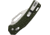 Blackfire Pivot Lock Folding Knife, 4in Closed, 3in Satin D2 Tool Steel Clip Point Blade, Green Nylon Handle, OGK002GNB