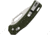 Blackfire Pivot Lock Folding Knife, 4in Closed, 3in Satin D2 Tool Steel Drop Point Blade, Green Nylon Handle, OGK000GNB