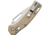 Blackfire Pivot Lock Folding Knife, 4in Closed, 3in Satin D2 Tool Steel Tanto Blade, Tan Nylon Handle, OGK001TNB