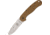 Blue Ridge Knives Avispa Coyote Brown Satin Knife, Coyote Brown/Satin BRK1301CB