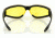 Bobster Shield II Sunglasses, Black Frame, Yellow Lens, ESH204
