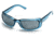 Body Specs Ms.Lily Sunglasses w/ Blue Crystal Frame and Silver Flash Mirror Lenses