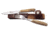 Boker USA Arbolito Stag Fork &amp; Knife Set  w/ Leather Sheath 03BA501HH