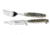 Boker USA Arbolito Stag Fork &amp; Knife Set w/ Leather Sheath 03BA501HH