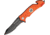 Boker USA Rescue Linerlock EMS Folding Knife, 3.38in Black Partially Serrated 440 SS Blade, Orange Aluminum Handle, Belt/Cord Cutter, Inlay Shield, Glass Breaker, Pocket Clip, Thumb Stud., 01LL472