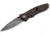 Boker USA Tirpitz Damascus Wood Knife, Brown, Small, 110192DAM