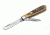 Boker USA Traditional Series Razor Jack Jigged Bone Knife, Brown, Small, 110743