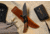 Browning Buckmark Hunter Large Fixed Blade Knife, 3.625in, 440-C, Drop Point, Wood Handle, Split Grain Leather, 3220397