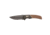 Browning Large Hunter Fixed Blade Knife, 3.625in, 440-C, Drop Point, Wood Handle, Split Grain Leather, 3220397B