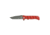 Bubba Blade Sculpin 4in Pocket Knife, Carbon Stainless Steel Blade, Red Handle BB-CL-FK