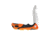 Buck Knives 660 Pursuit Pro Large FoldingKnife, 3.6in S35VN Guthook Satin Blade, Versaflex Orange/Black Handle, 12755