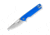 Buck Knives Infusion A/O Folding Knife, 4.63in Closed, 3.25in, 7Cr17MoV, Satin Drop Point Blade, Blue Anodized Aluminum Handle, 13547