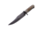 BucknBear Kings Stag Bowie Fixed Knife, Silver Blade, NSN N BNB123213