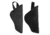 Bulldog Cases Right Hand Hip Holsters DLX, Black, Tan