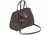 Bulldog Cases &amp; Vaults Satchel Style Purse w/Holster, Chocolate Brown, BDP-028